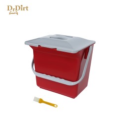 Dr.Dirt 6L廚餘收集桶 紅色 Dr.Dirt 6L廚餘收集桶 紅色